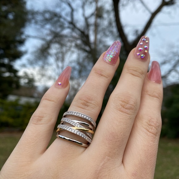 NEW Gold/Silver Stamped 925 Ring - Picture 9 of 11